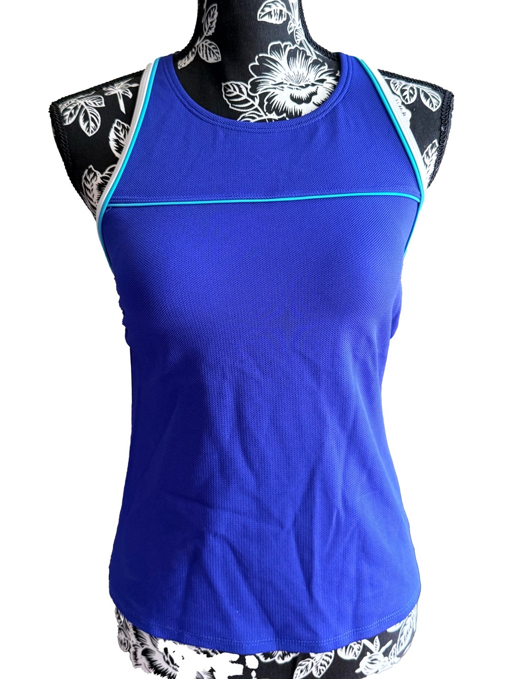 Land’s End Athletic Racerback Swim Tankini Top Size 4 NWOT